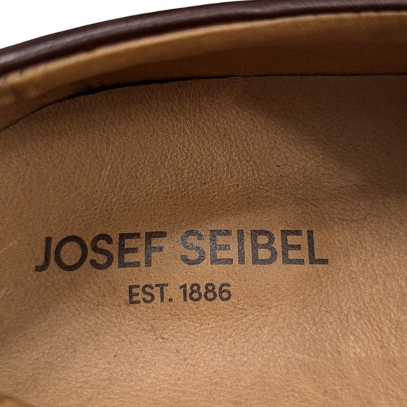 JOSEF SEIBEL | NWOT MEN'S LEATHER SHOES SANDALS |  MARONE | EU 46  US 12 - 12.5 - Picture 4 of 16